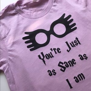 Luna Lovegood Etsy purchase: Nargles shirt S XS